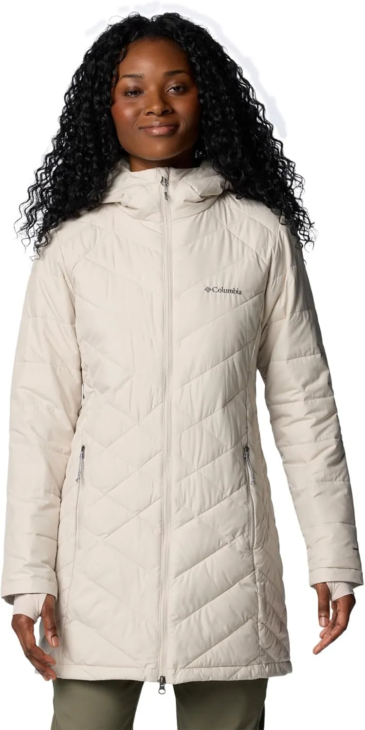 מעיל פוך ארוך עם קפוצ'ון לנשים — קולומביה Heavenly Long Hooded Jacket