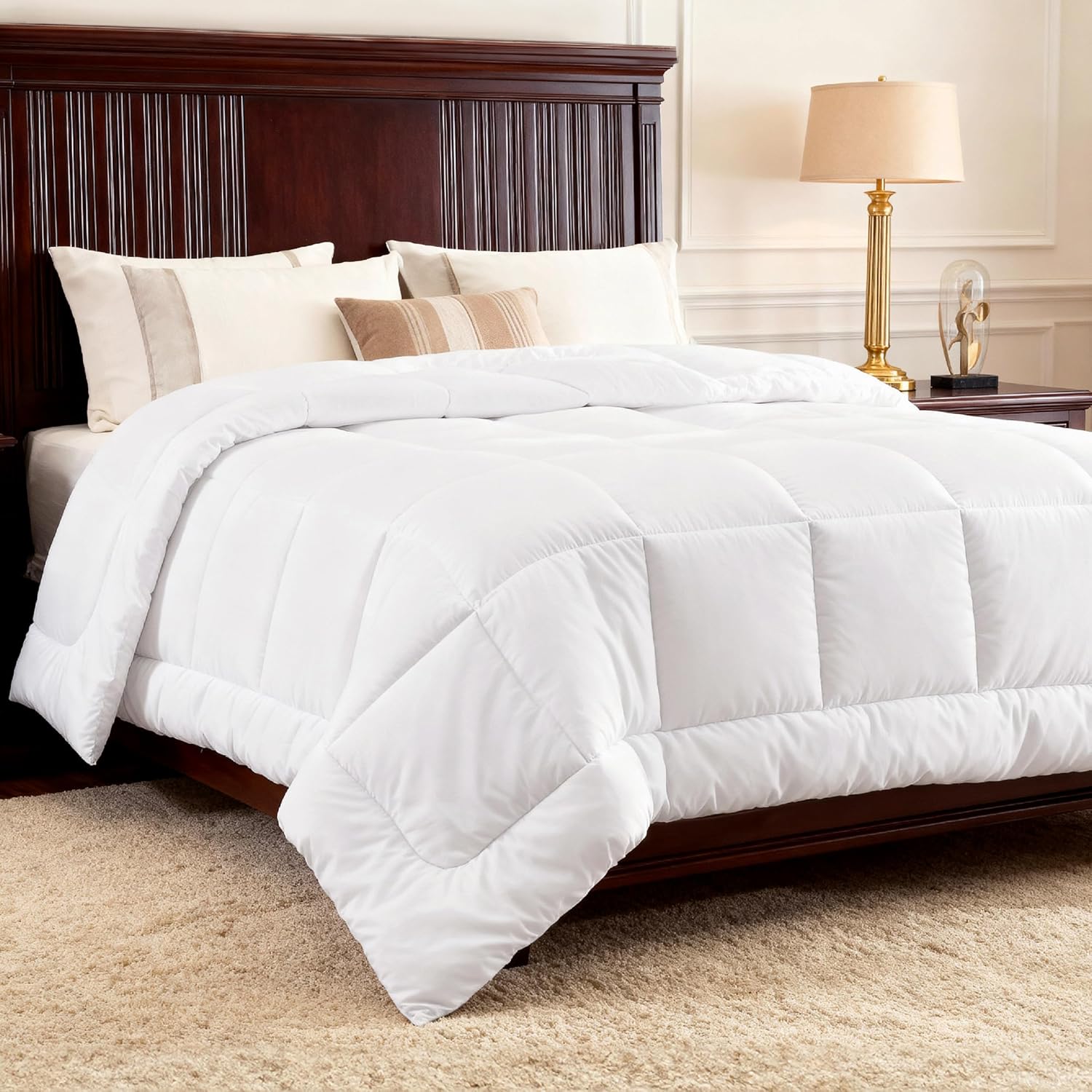 שמיכת פוך קינג של Bedsure — חלופת פוך רכה וקלה (229x259 ס"מ)