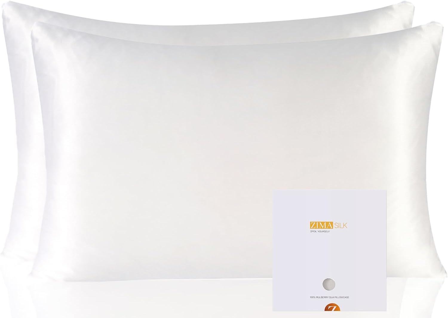 ציפית משי מולברי טהור ZIMASILK — מארז זוגי בדרגת פרימיום 6A
