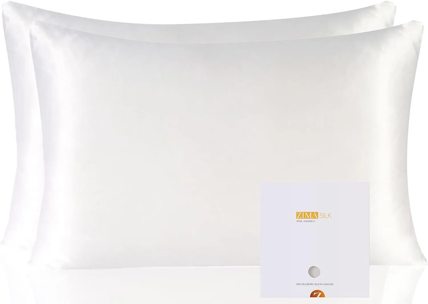 ציפית משי מולברי טהור ZIMASILK — מארז זוגי בדרגת פרימיום 6A