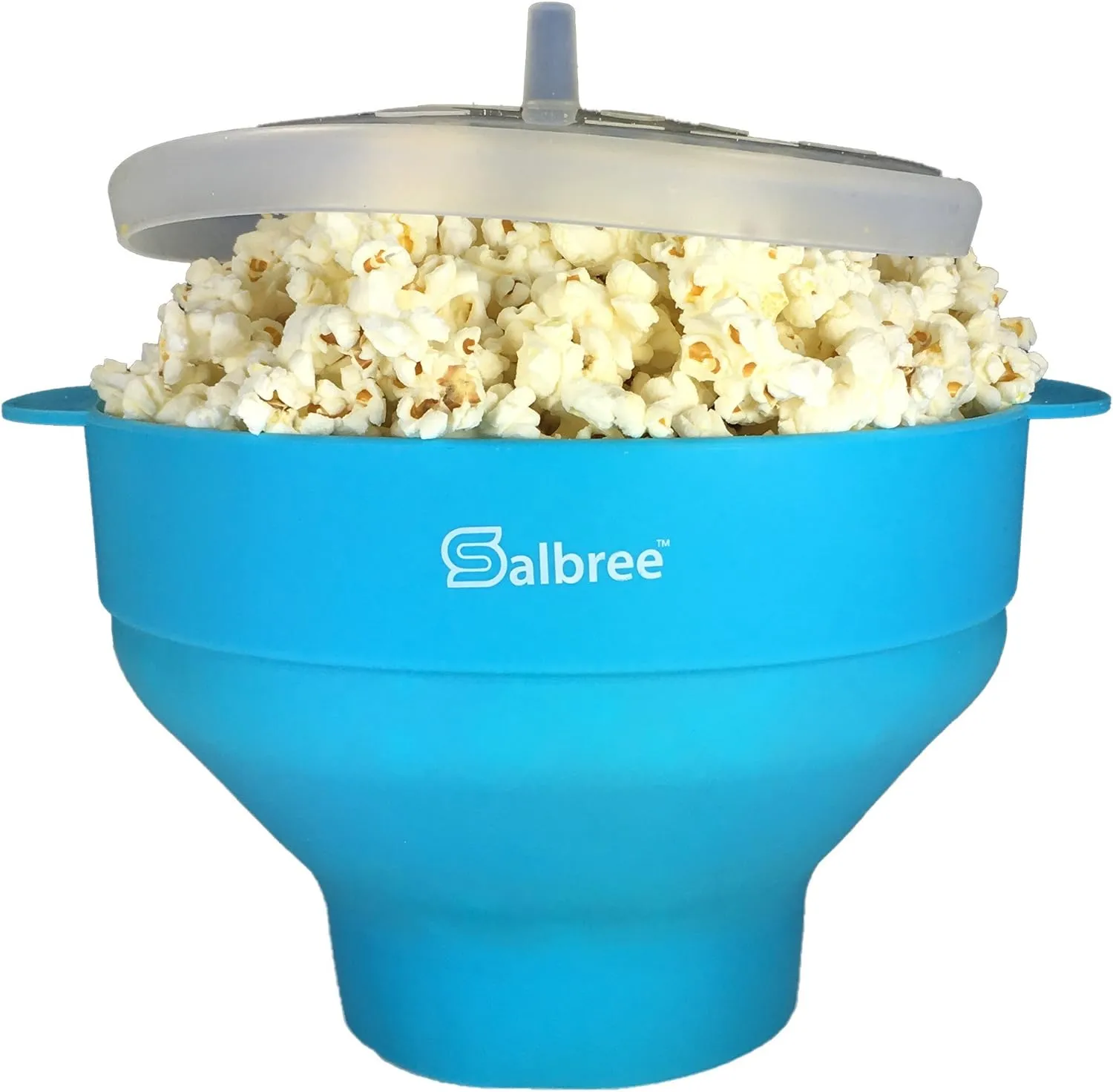 כלי להכנת פופקורן במיקרוגל Salbree — סיליקון מתקפל, בלי שמן