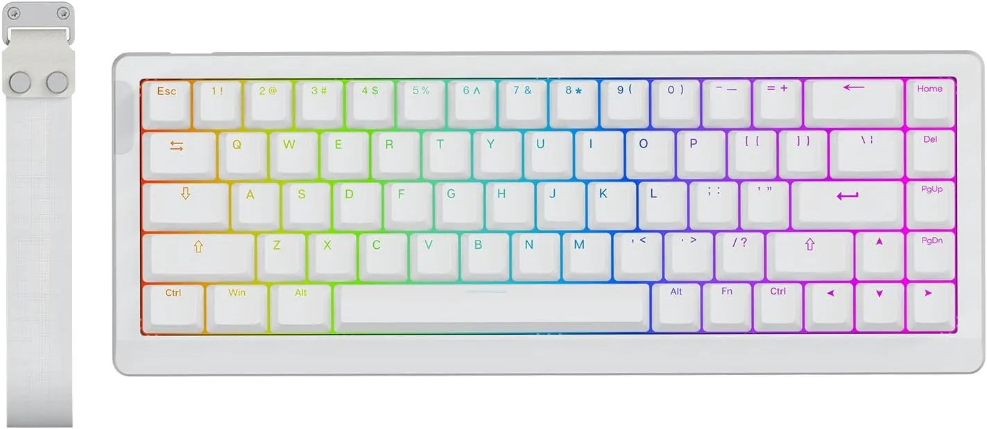 מקלדת גיימינג מגנטית EPOMAKER HE68 Lite עם תאורת RGB