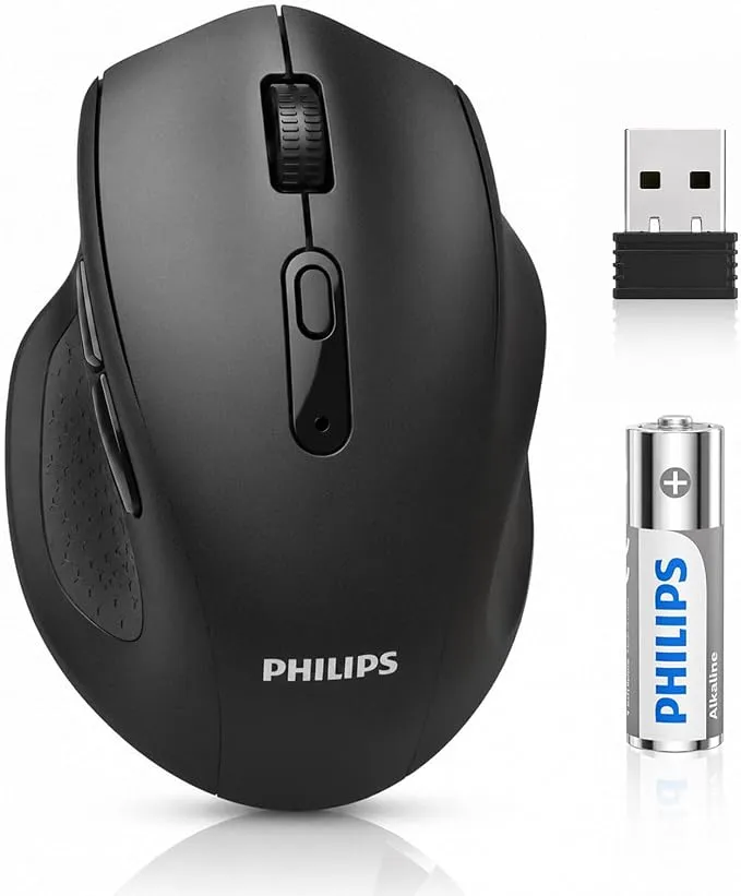 עכבר אלחוטי שקט מבית Philips