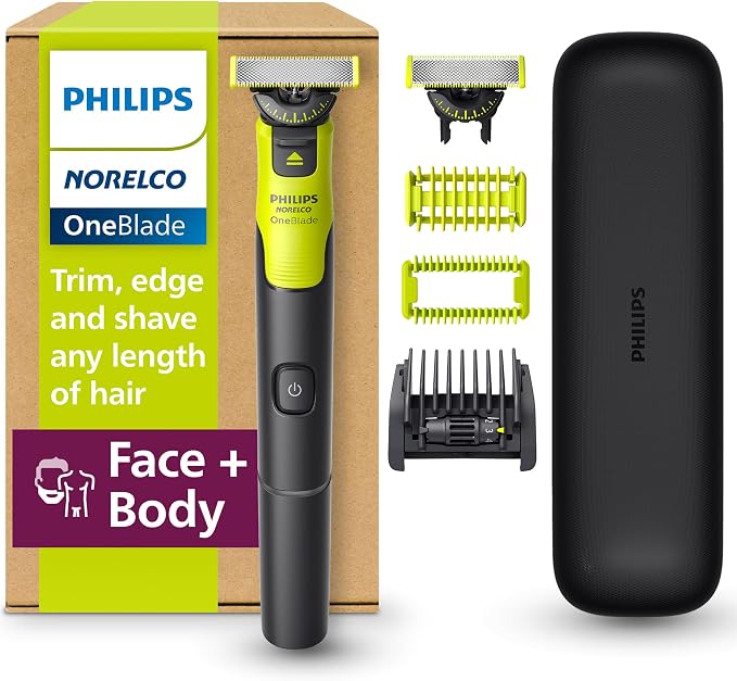 Philips OneBlade 360 — מכונת גילוח וטיפוח לפנים ולגוף