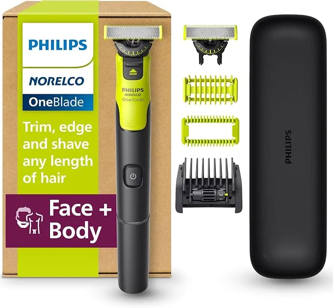 Philips OneBlade 360 — מכונת גילוח וטיפוח לפנים ולגוף