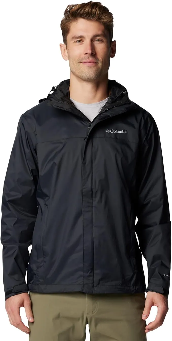 מעיל גשם לגברים Columbia Watertight II — אטום למים, קל ומתקפל לכיס