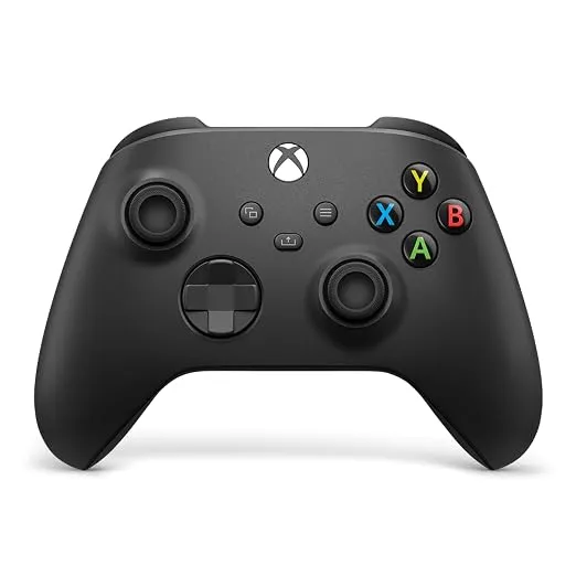 שלט אלחוטי Xbox Wireless Controller בצבע שחור – ל-Xbox, מחשב, טלוויזיה וסמארטפון, Bluetooth ו-USB-C