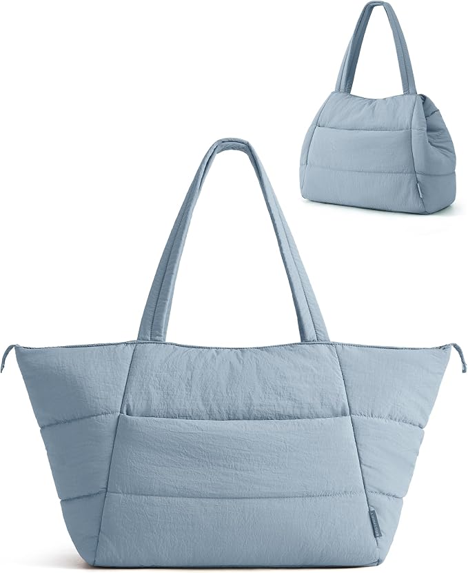 תיק טוט מרופד 2 ב-1 לנשים של BAGSMART, קל ועמיד במים