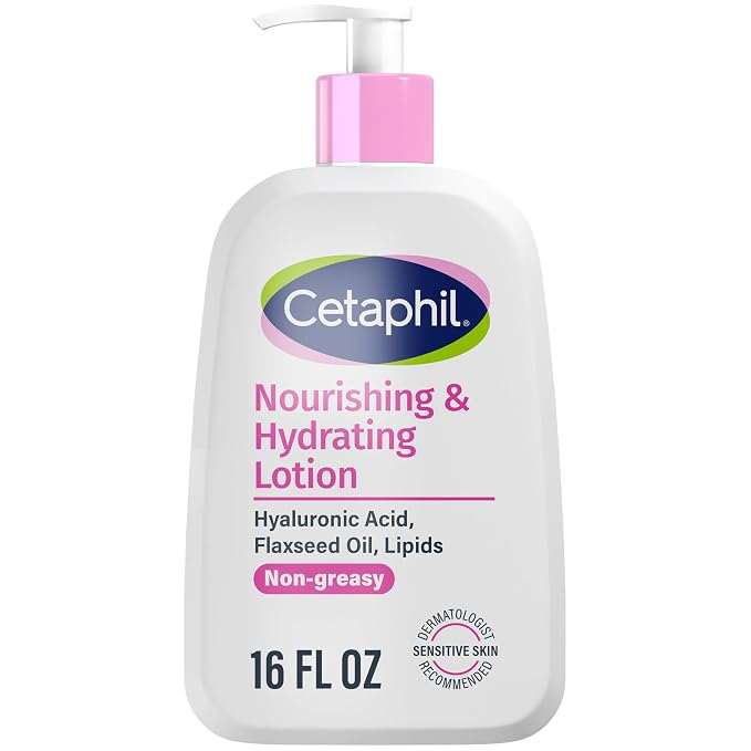 קרם גוף מזין ולחות של Cetaphil עם חומצה היאלורונית, 473 מ"ל