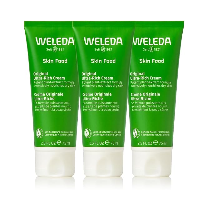 Weleda Skin Food – מארז 3 שפופרות קרם הזנה לפנים ולגוף, 75 מ"ל כל אחת