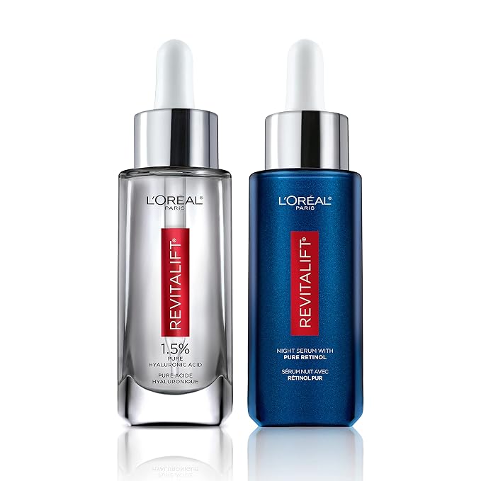 סט שני סרומים של L'Oréal Paris ליום ולילה מסדרת Revitalift