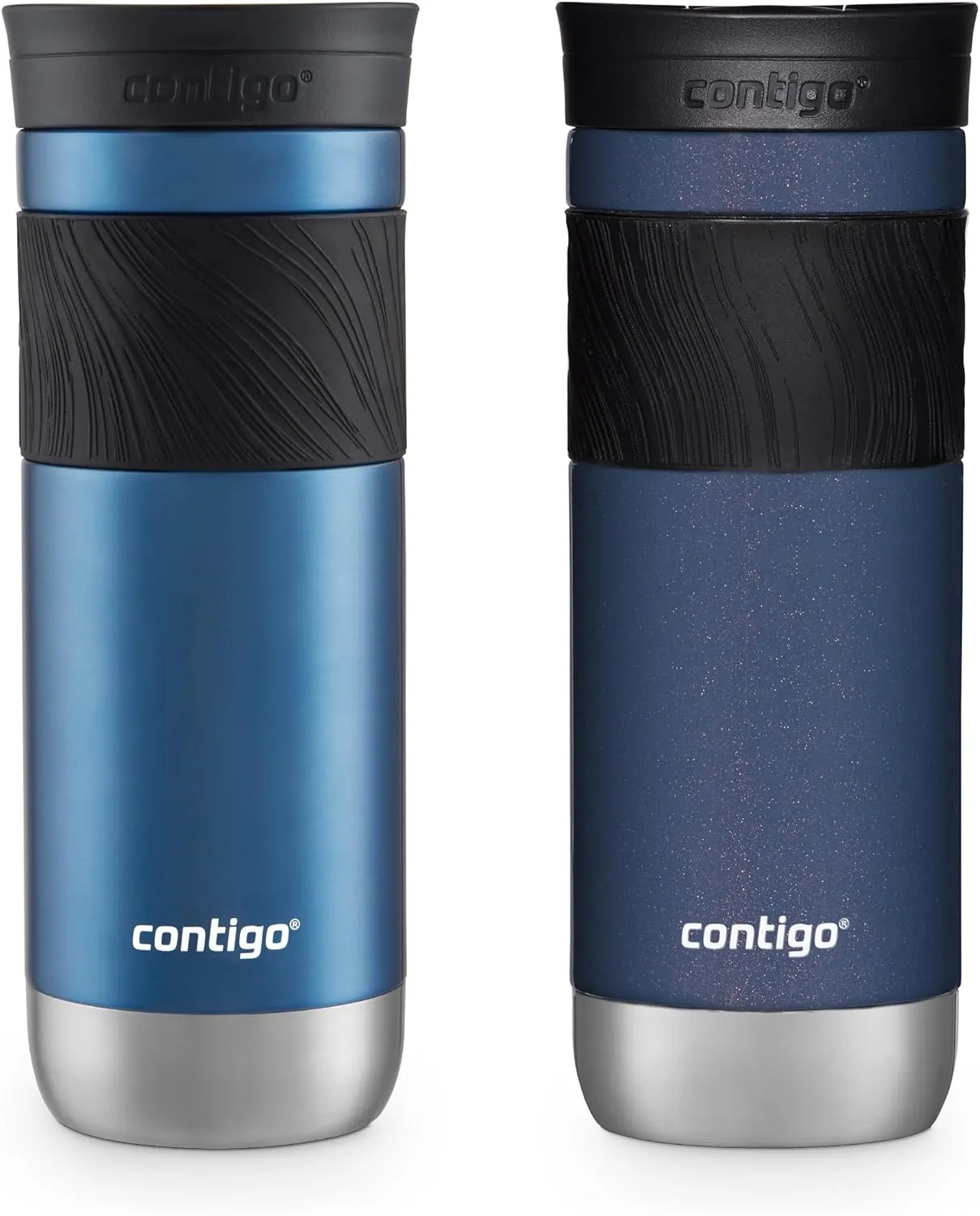 זוג כוסות תרמיות של Contigo עם מכסה SNAPSEAL — נפח 470 מ"ל