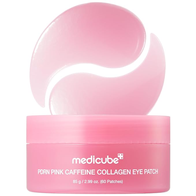 60 מדבקות עיניים מהידרוג'ל של medicube עם PDRN, קפאין וקולגן