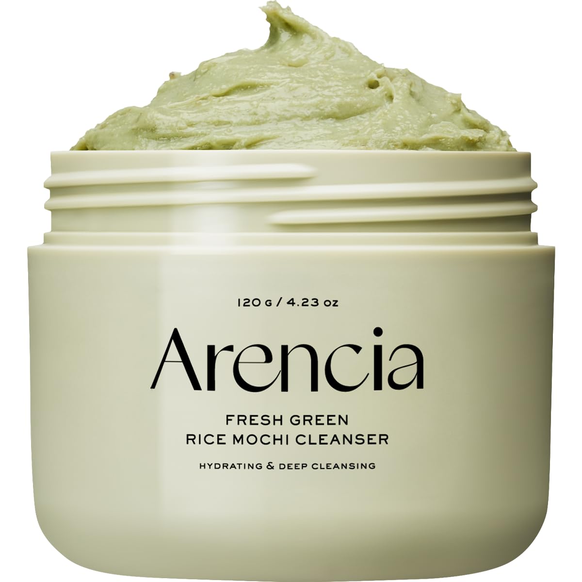 תרחיץ פנים ופילינג עדין של Arencia, עם אבקת אורז ותה ירוק