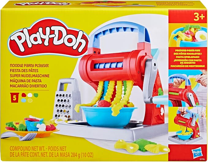 ערכת Play-Doh להכנת פסטה ואטריות, לגילאי 3 ומעלה
