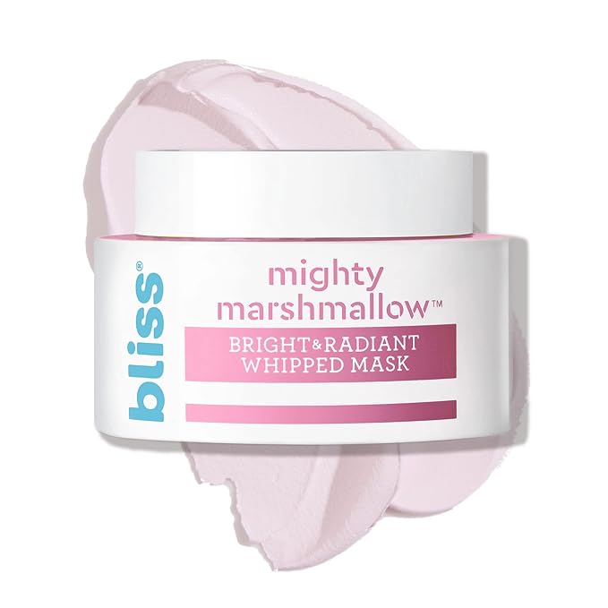 מסכת פנים מוקצפת Bliss Mighty Marshmallow להבהרה ולחות