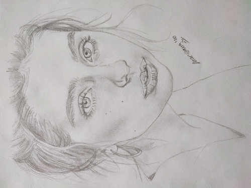 Portrait of young woman