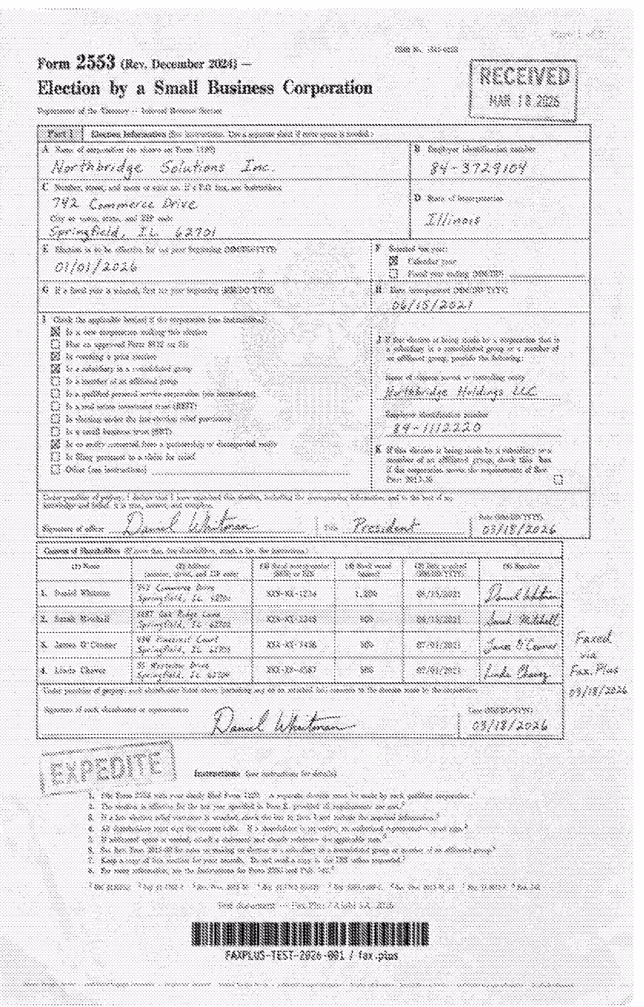 iFax HD+ fax quality sample