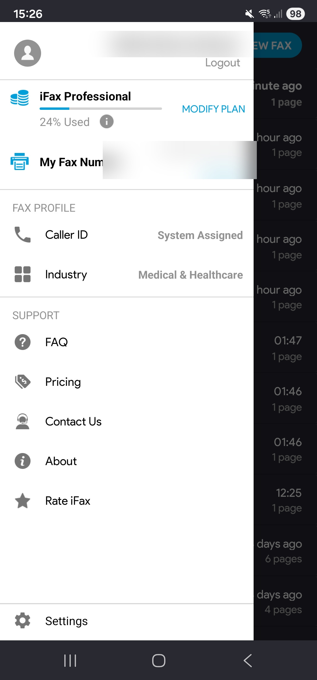 Ifax Android App