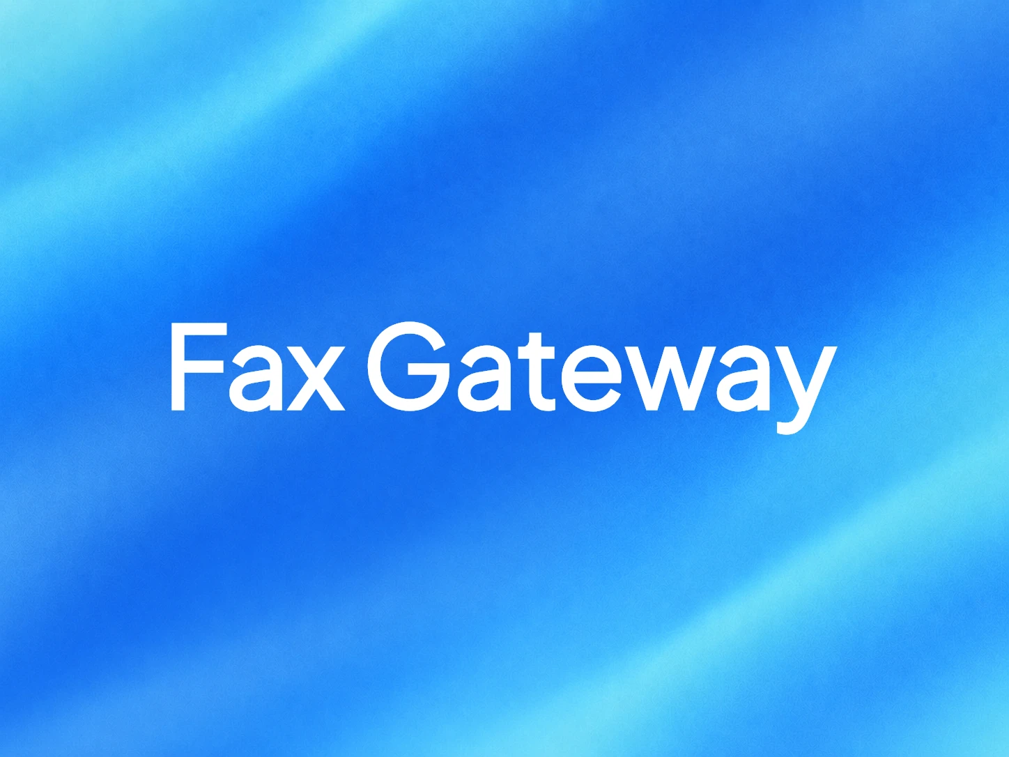 Fax Gateway