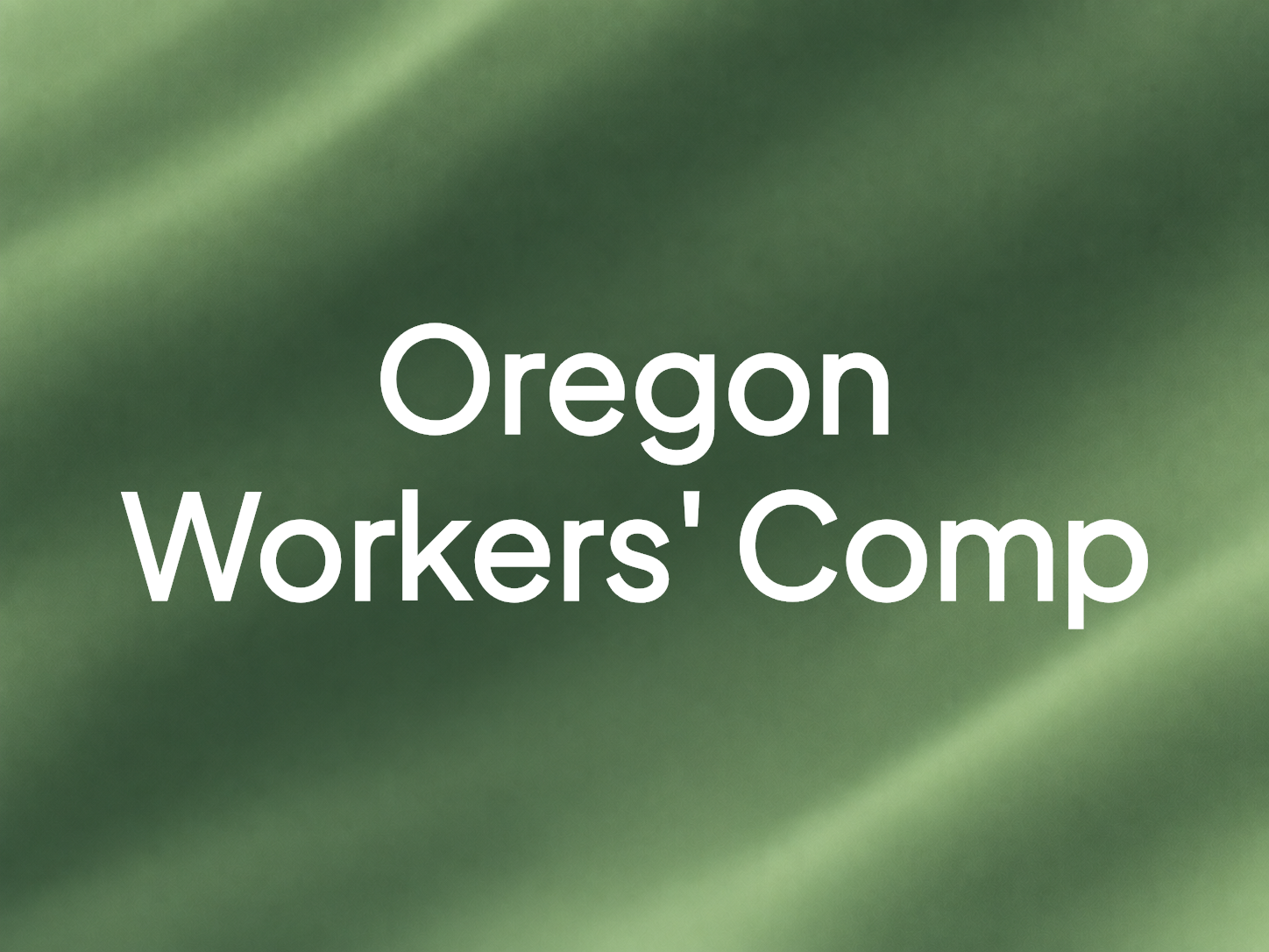 Oregon Workers' Compensation Division