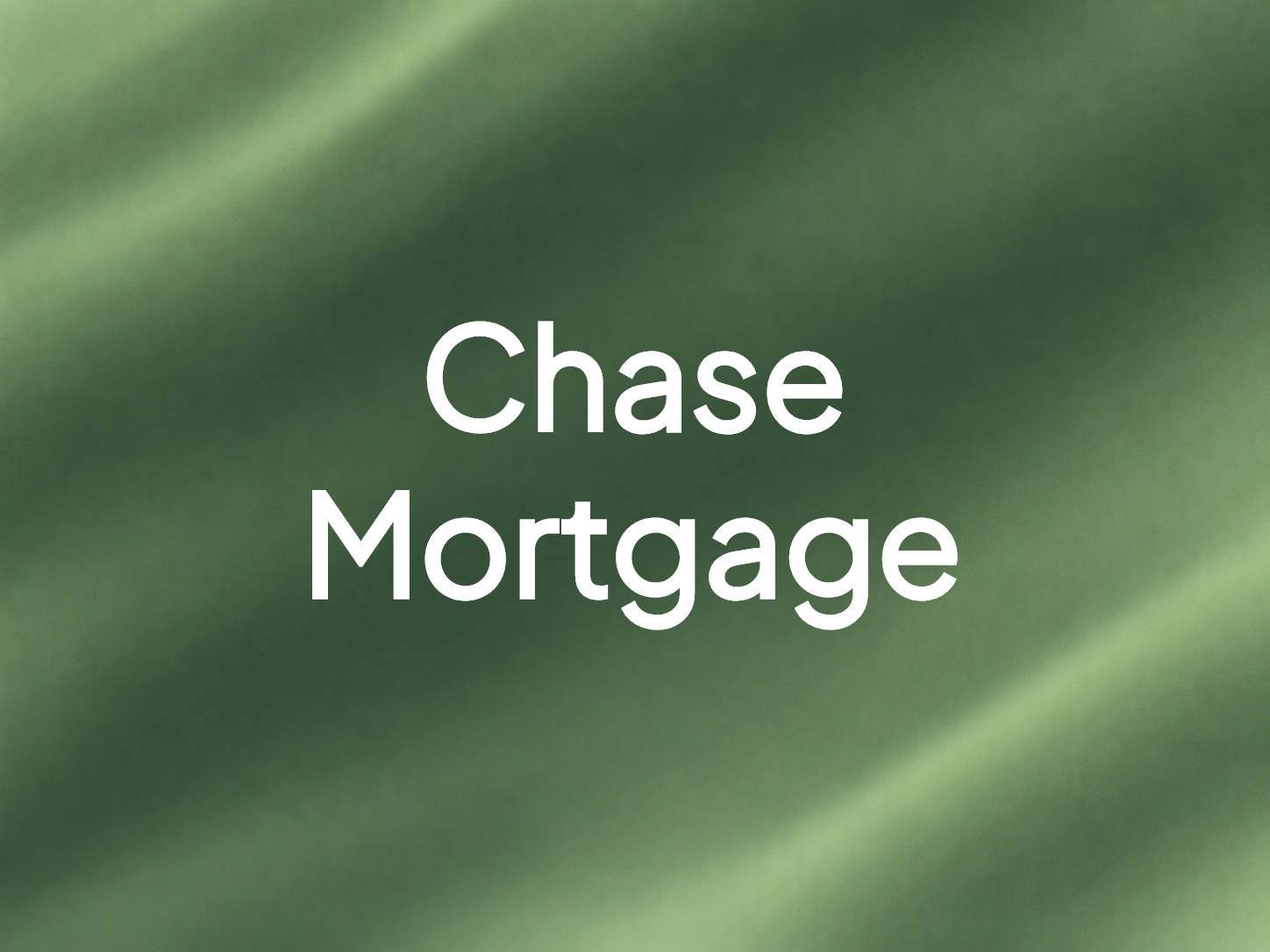 Chase Mortgage