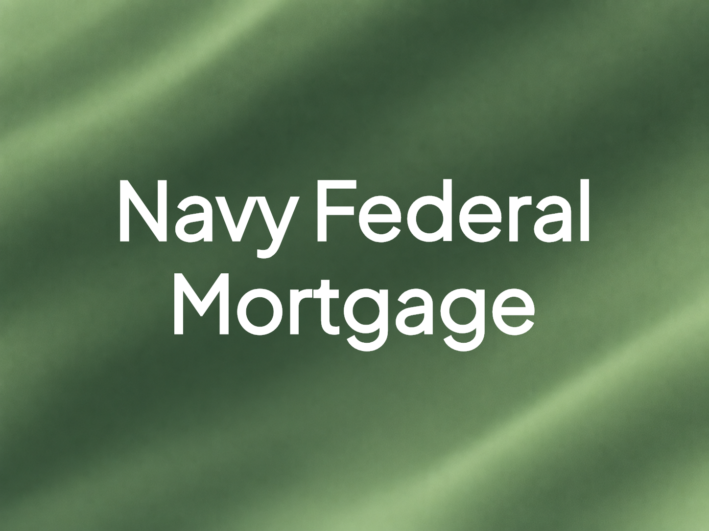 Navy Federal Mortgage