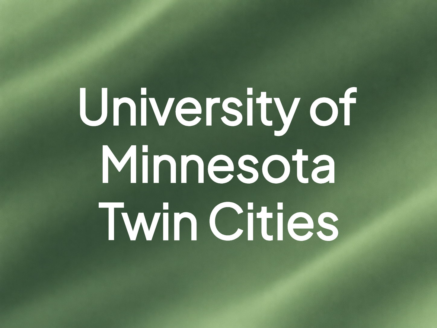 University of Minnesota Twin Cities