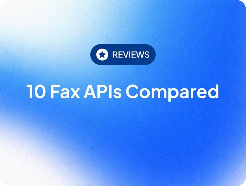 Best Fax APIs and Webhooks