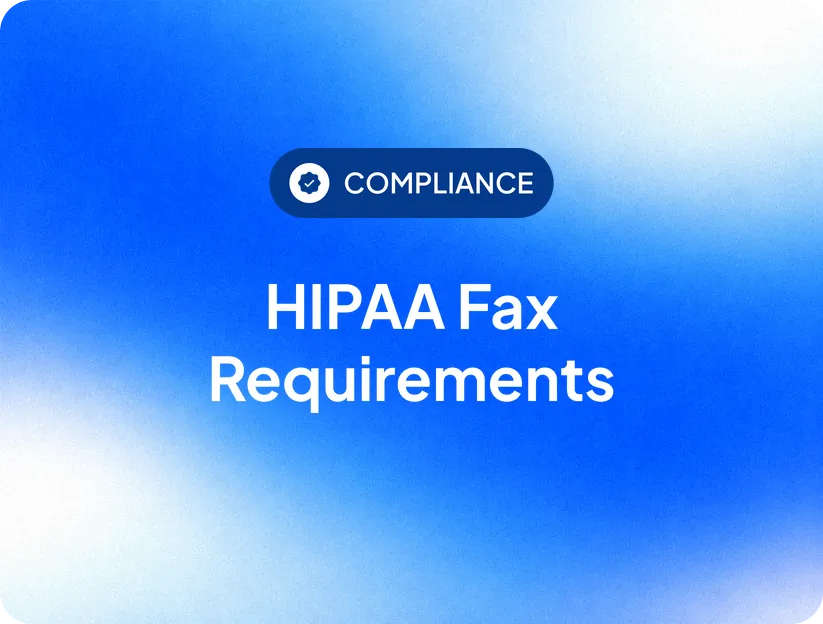 HIPAA Fax Requirements