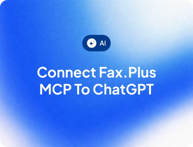 Fax.Plus MCP Setup for ChatGPT