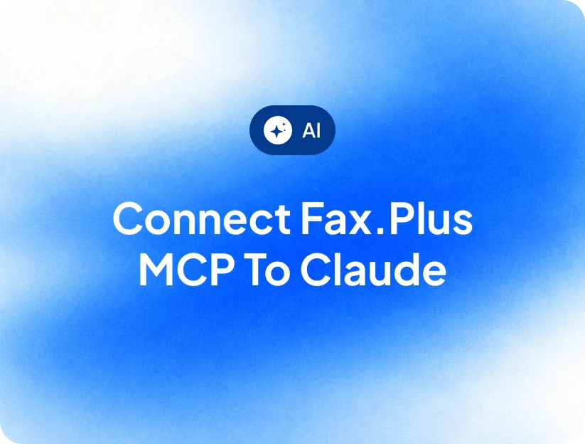 Fax.Plus MCP Setup for Claude