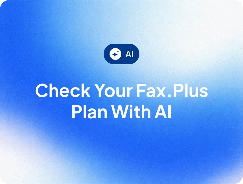 Check Your Fax.Plus Plan with AI