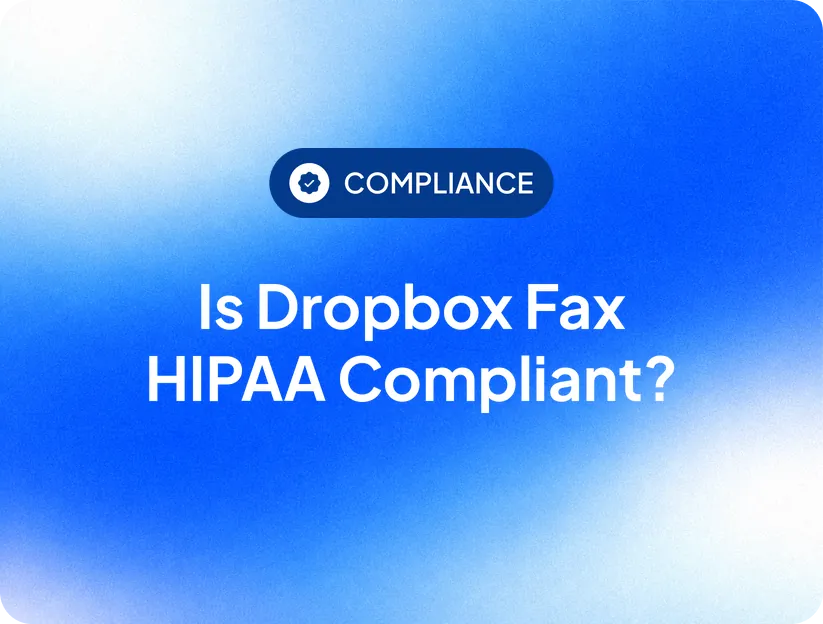 Is Dropbox Fax HIPAA Compliant?