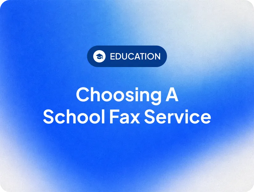 Choosing a School Fax Service