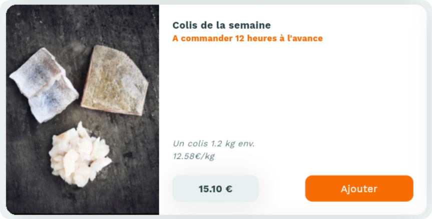 Fiche produit Casamiam : Colis de la semaine