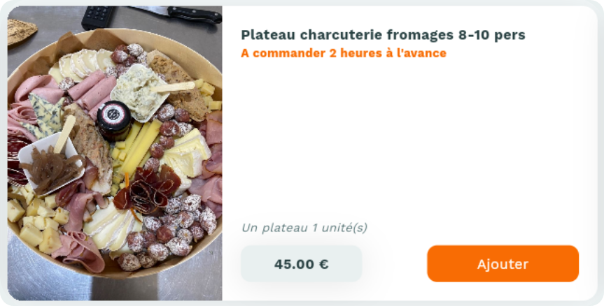 Fiche produit Casamiam : Plateau de fromage