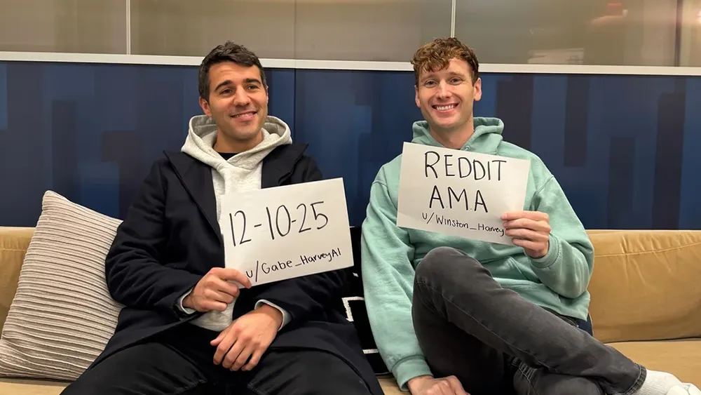 Harvey's co-founders did an 'Ask Me Anything': Here's what you might have missed