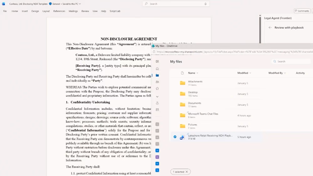 Microsoft shakes up legal tech with contract review agent 