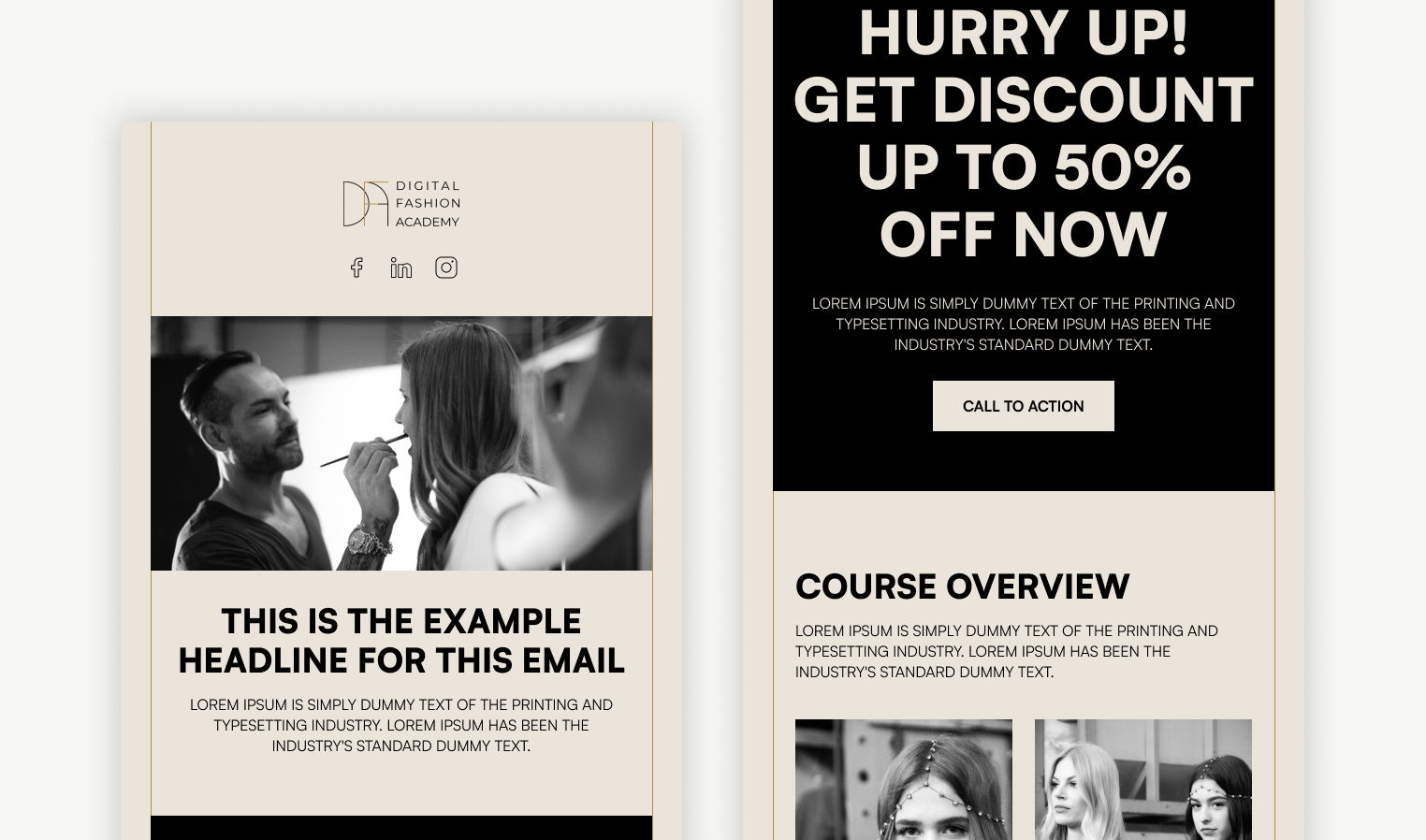 Email marketing Digital Fashion Academy