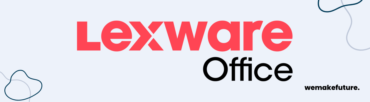 A header with the logo of Lexware Office.