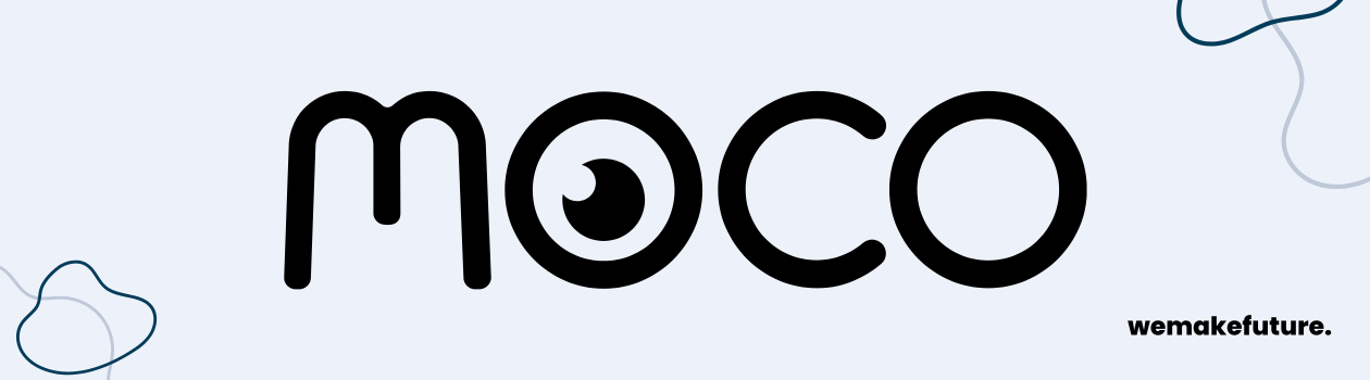 A header with the logo of MOCO.