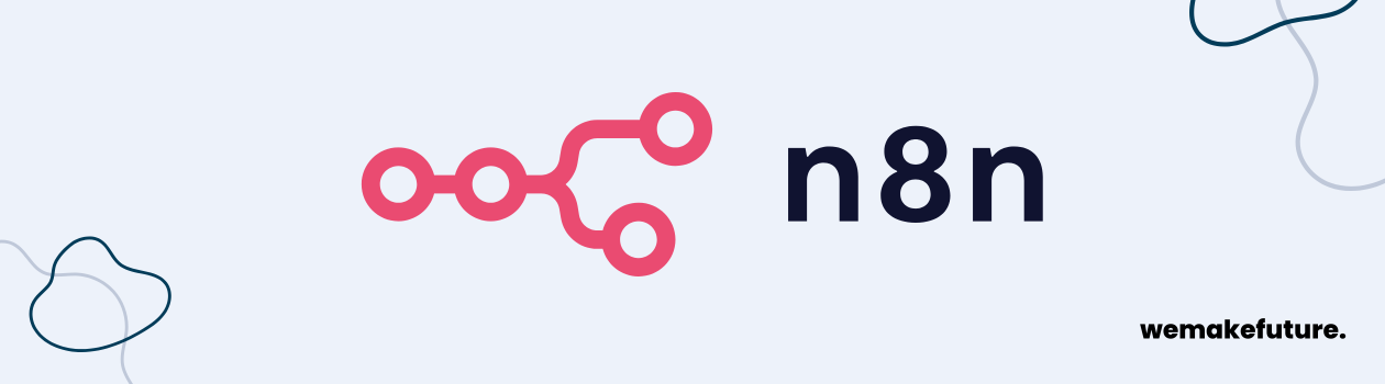 A header with the logo of n8n.
