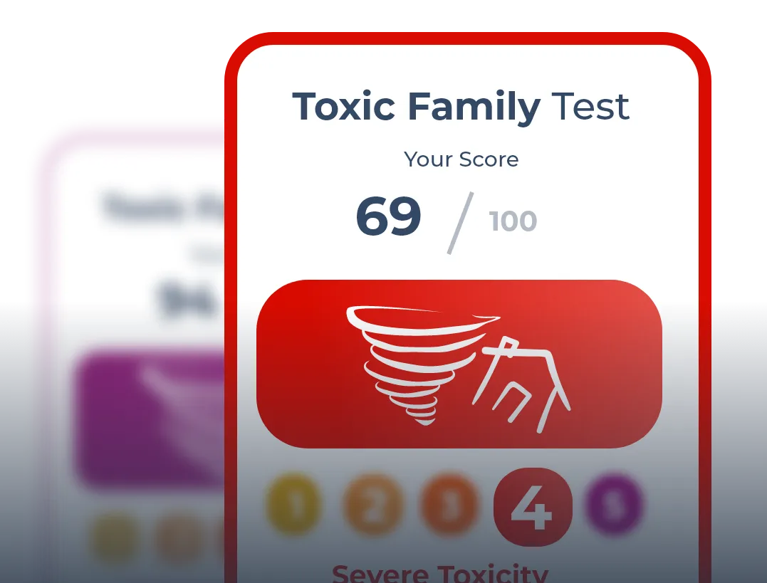 Toxic family text image