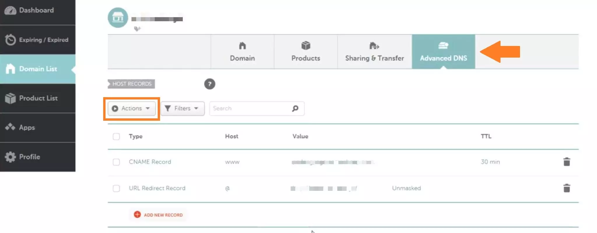 configurer le custom domain