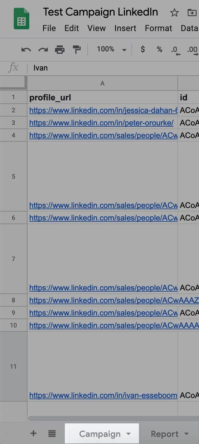 Nommer votre extraction GoogleSheet via CaptainData et Dropcontact