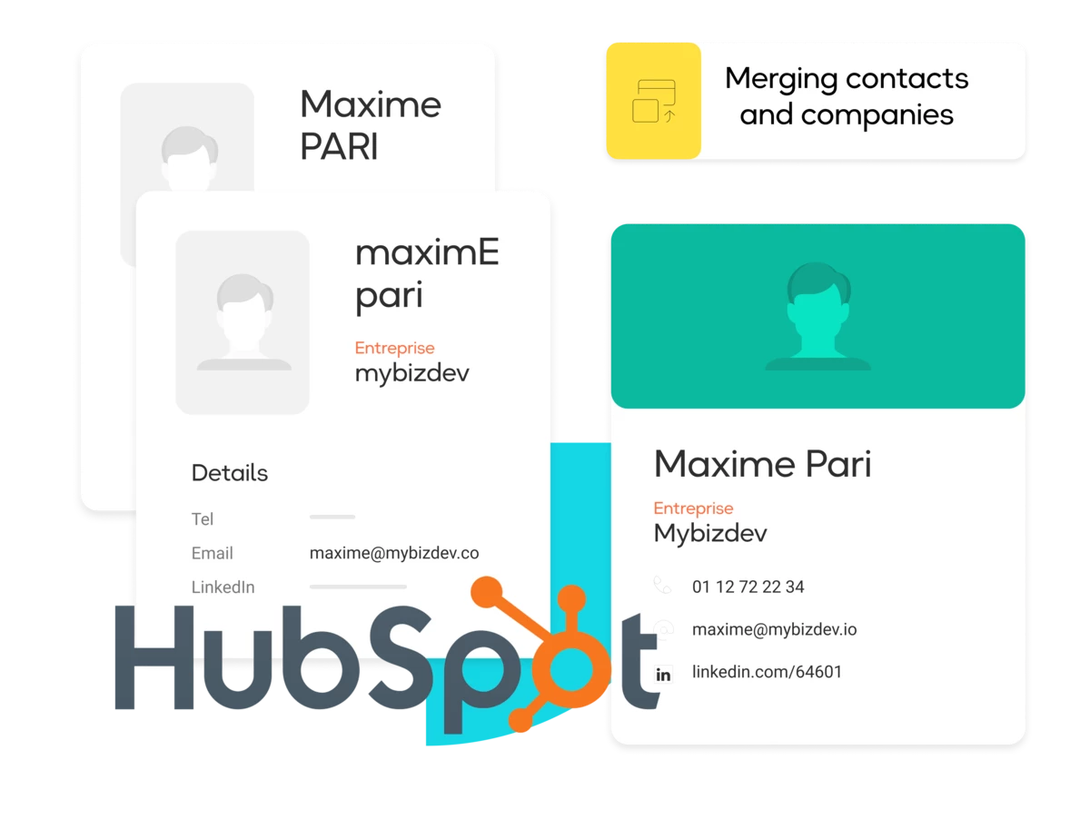 duplicate merge into Hubspot