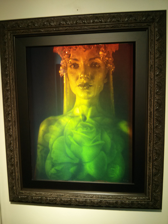 Paul Roustan, "Purity," #11 of 15 Limited Edition, 14" x 18" Hologram