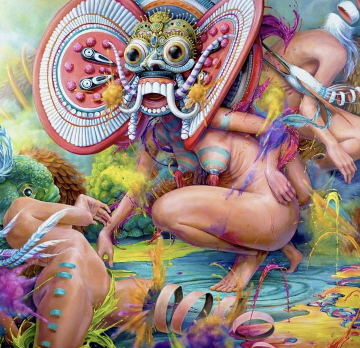 Hannah Yata’s Natural Symbolism: Who Are These Masked Women? 