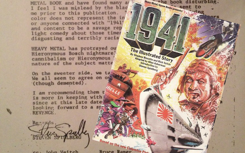 Steven Spielberg letter to Heavy Metal 1941